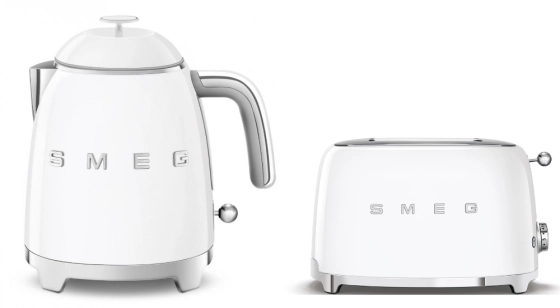 Набор: Чайник SMEG KLF05WHEU Белый + Тостер SMEG TSF01WHEU Белый №1