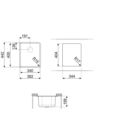 Мойка SMEG Mira VSTR34DKX №2