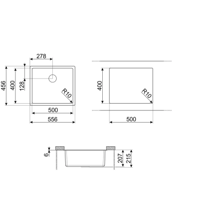 Мойка SMEG Quadra VZP56B №2