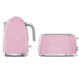 Набор для завтрака | чайник и тостер | SMEG KLF03PKEU + TSF02PKEU