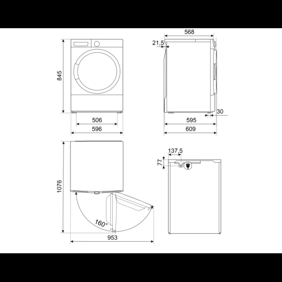 Сушильная машина SMEG DT393RU №4