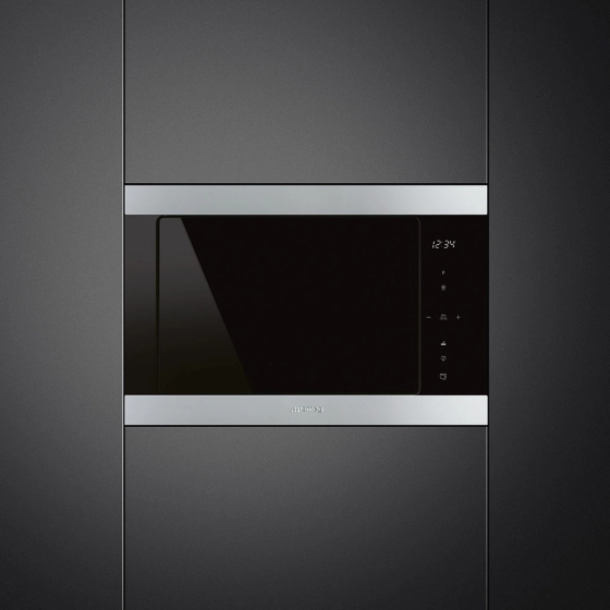 Встраиваемая микроволновая печь SMEG Classica FMI325X №3