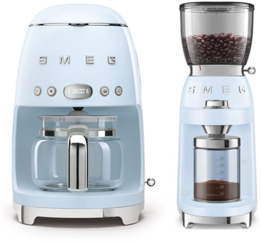 Набор | капельная кофеварка и кофемолка | SMEGDCF02PBEU + CGF01PBEU №1