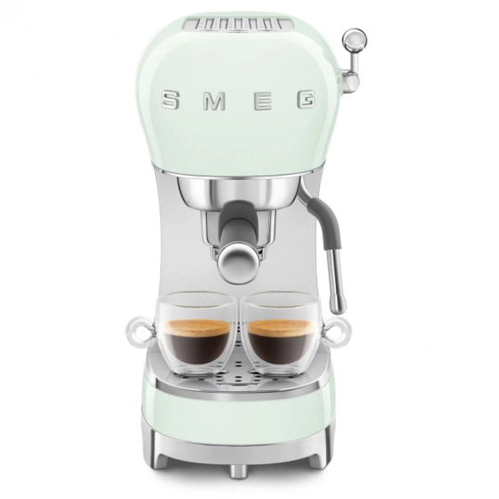 Кофеварка рожковая SMEG ECF02PGEU пастельный зеленый №2