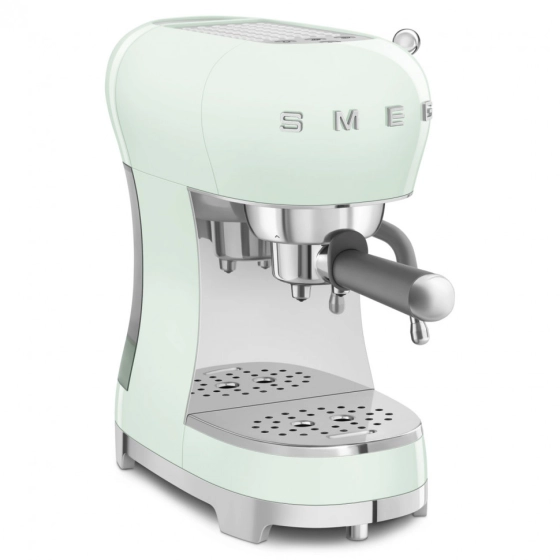 Кофеварка рожковая SMEG ECF02PGEU пастельный зеленый №9