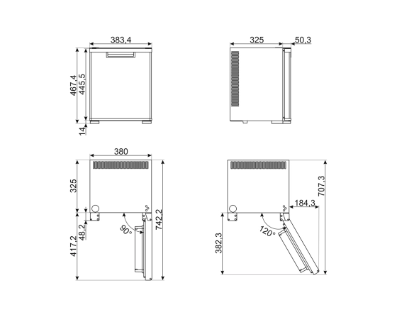 Мини-бар SMEG Universal MTE30 №2