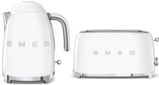 Набор для завтрака | чайник и тостер | SMEGKLF03WHEU + TSF02WHEU №1