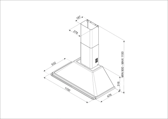 Вытяжка SMEG Victoria KTR110XE №2