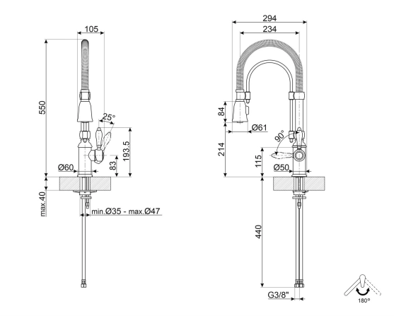 Смеситель SMEG Coloniale MIDR7CR-2 №2