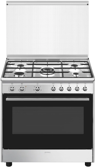 SMEG CX91GM Отдельностоящий варочный центр, 90х60 см, цвет нержавеющая сталь №1