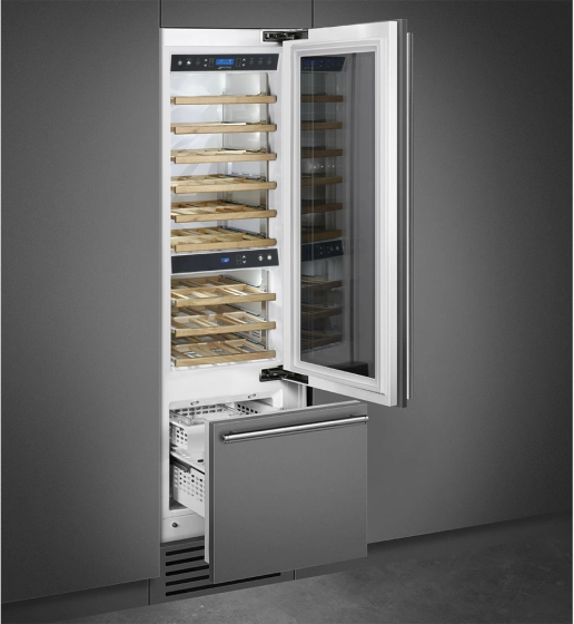 Винный шкаф встраиваемый SMEG Universal WI66RS №2 Винный шкаф встраиваемый SMEG Universal WI66RS №2