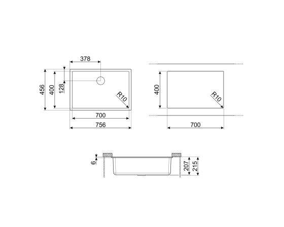 Мойка SMEG Quadra VZP76N №2