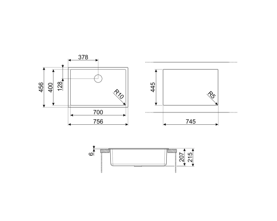 Мойка SMEG Quadra VZP76N №4