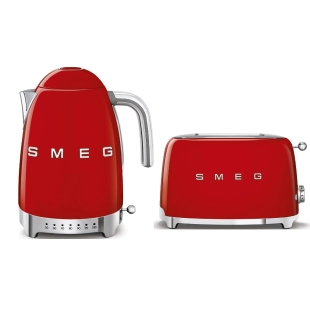 Набор: Чайник SMEG KLF04RDEU Красный + Тостер SMEG TSF01RDEU Красный Набор: Чайник SMEG KLF04RDEU Красный + Тостер SMEG TSF01RDEU Красный