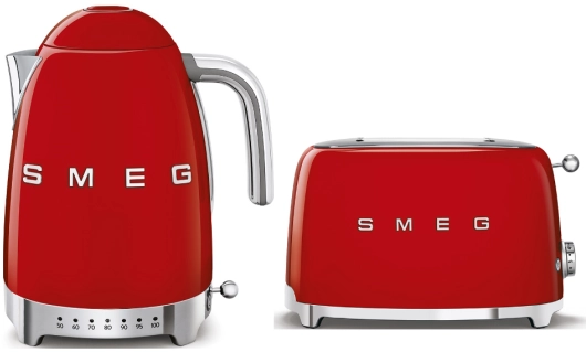 Набор для завтрака | чайник и тостер | SMEGKLF04RDEU + TSF01RDEU №1