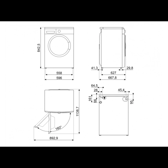 Стиральная машина SMEG WM3T24RU №3