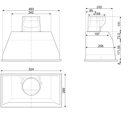 Вытяжка SMEG Universal KSEG5XSA №3