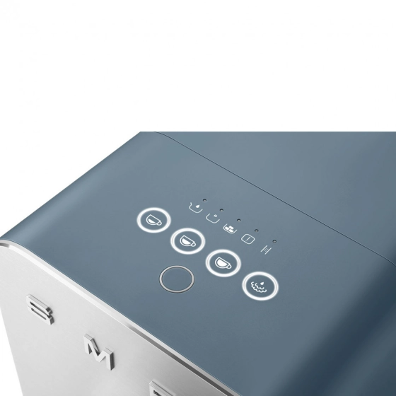 Автоматическая кофемашина | внешний капучинатор | синий шторм матовый | SMEG BCC12SBMEU №9