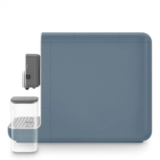 Автоматическая кофемашина | внешний капучинатор | синий шторм матовый | SMEG BCC13SBMEU №4