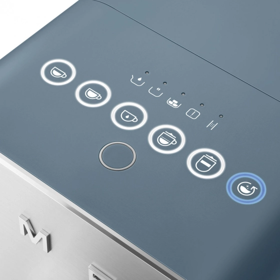 Автоматическая кофемашина | внешний капучинатор | синий шторм матовый | SMEG BCC13SBMEU №3