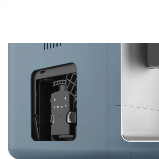 Автоматическая кофемашина | внешний капучинатор | синий шторм матовый | SMEG BCC13SBMEU №8