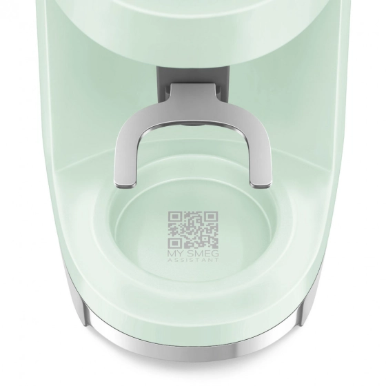 Кофемолка | конические жернова | чаша для зерен 350 г | пастельный зеленый | SMEG CGF03PGEU №3