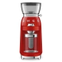 Кофемолка | конические жернова | чаша для зерен 350 г | красный| SMEG CGF03RDEU