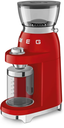 Кофемолка | конические жернова | чаша для зерен 350 г | красный| SMEG CGF03RDEU №4