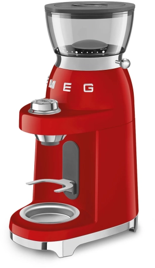 Кофемолка | конические жернова | чаша для зерен 350 г | красный| SMEG CGF03RDEU №5