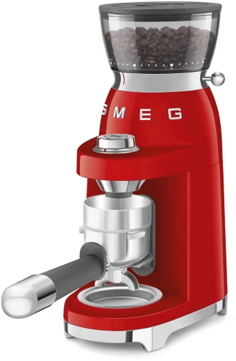 Кофемолка | конические жернова | чаша для зерен 350 г | красный| SMEG CGF03RDEU №6