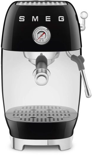 Рожковая эспрессо-кофемашина | капучинатор | черный | SMEG ECF03BLEU №1 Рожковая эспрессо-кофемашина | капучинатор | черный | SMEG ECF03BLEU №1