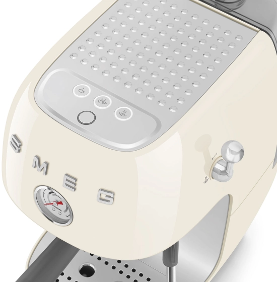 Рожковая эспрессо-кофемашина | капучинатор | кремовый | SMEG ECF03CREU №11