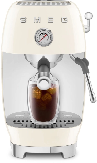 Рожковая эспрессо-кофемашина | капучинатор | кремовый | SMEG ECF03CREU №5
