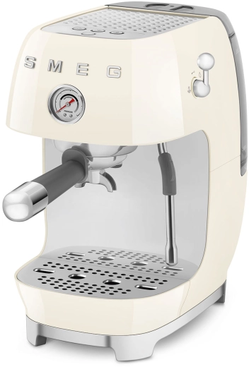 Рожковая эспрессо-кофемашина | капучинатор | кремовый | SMEG ECF03CREU №7