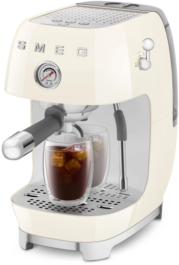 Рожковая эспрессо-кофемашина | капучинатор | кремовый | SMEG ECF03CREU №9