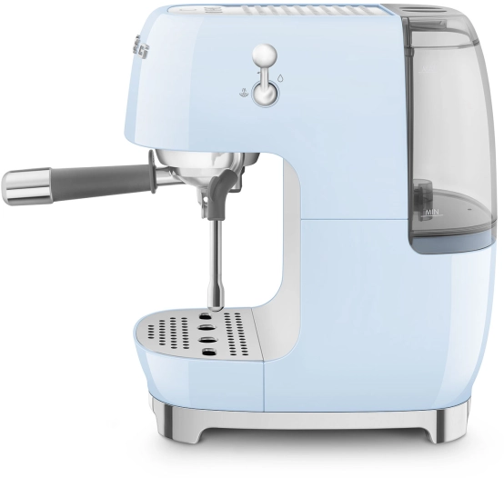 Рожковая эспрессо-кофемашина | капучинатор | пастельный голубой| SMEG ECF03PBEU №2 Рожковая эспрессо-кофемашина | капучинатор | пастельный голубой| SMEG ECF03PBEU №2