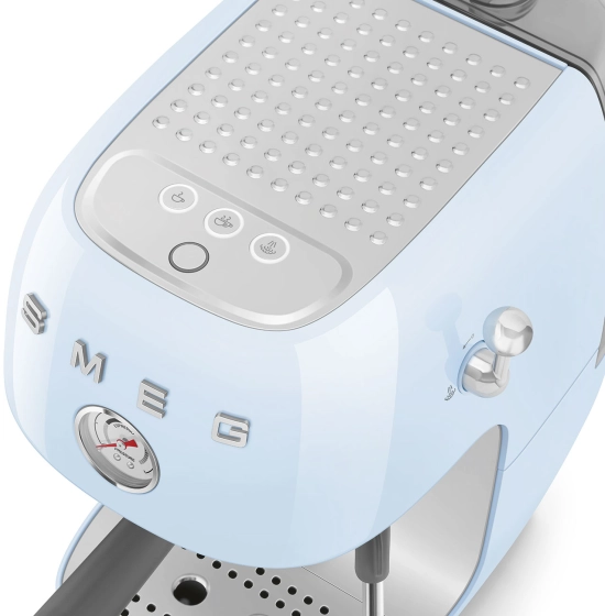 Рожковая эспрессо-кофемашина | капучинатор | пастельный голубой| SMEG ECF03PBEU №11 Рожковая эспрессо-кофемашина | капучинатор | пастельный голубой| SMEG ECF03PBEU №11