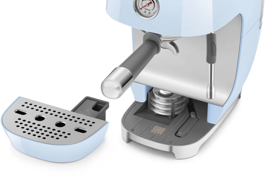 Рожковая эспрессо-кофемашина | капучинатор | пастельный голубой| SMEG ECF03PBEU №13 Рожковая эспрессо-кофемашина | капучинатор | пастельный голубой| SMEG ECF03PBEU №13