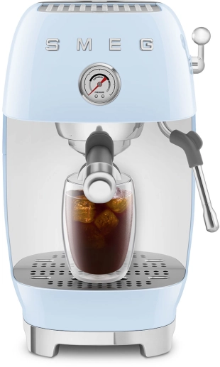Рожковая эспрессо-кофемашина | капучинатор | пастельный голубой| SMEG ECF03PBEU №5 Рожковая эспрессо-кофемашина | капучинатор | пастельный голубой| SMEG ECF03PBEU №5