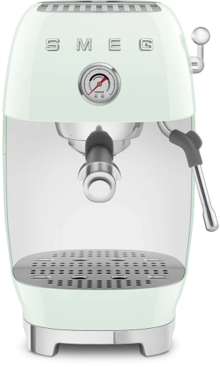 Рожковая эспрессо-кофемашина | капучинатор | пастельный зеленый | SMEG ECF03PGEU №1 Рожковая эспрессо-кофемашина | капучинатор | пастельный зеленый | SMEG ECF03PGEU №1