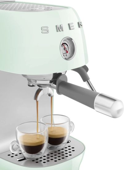 Рожковая эспрессо-кофемашина | капучинатор | пастельный зеленый | SMEG ECF03PGEU №14 Рожковая эспрессо-кофемашина | капучинатор | пастельный зеленый | SMEG ECF03PGEU №14