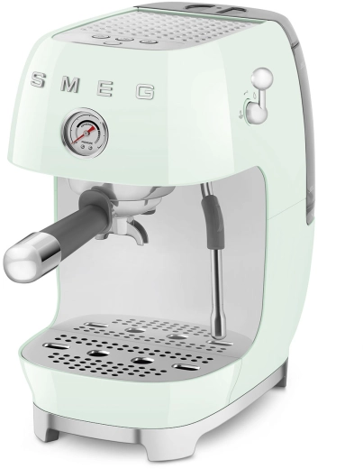 Рожковая эспрессо-кофемашина | капучинатор | пастельный зеленый | SMEG ECF03PGEU №7 Рожковая эспрессо-кофемашина | капучинатор | пастельный зеленый | SMEG ECF03PGEU №7
