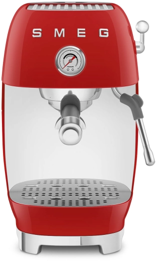 Рожковая эспрессо-кофемашина | капучинатор | красный | SMEG ECF03RDEU №1