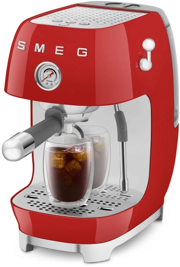 Рожковая эспрессо-кофемашина | капучинатор | красный | SMEG ECF03RDEU №9