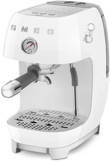 Рожковая эспрессо-кофемашина | капучинатор | белый | SMEG ECF03WHEU №7 Рожковая эспрессо-кофемашина | капучинатор | белый | SMEG ECF03WHEU №7