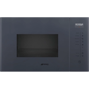 Микроволновая печь | встраиваемая | с грилем | 25 л | Neptune Grey | SMEG FMI125G