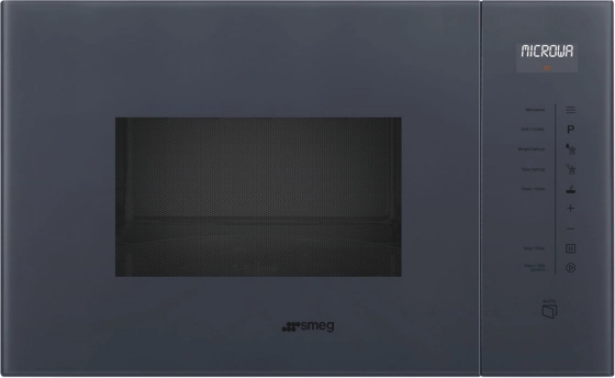 Микроволновая печь | встраиваемая | с грилем | 25 л | Neptune Grey | SMEG FMI125G №1