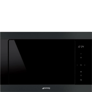 Микроволновая печь | встраиваемая | 25 л | черный | SMEG FMI325N Микроволновая печь | встраиваемая | 25 л | черный | SMEG FMI325N