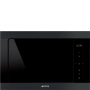 Микроволновая печь | встраиваемая | 25 л | черный | SMEG FMI325N