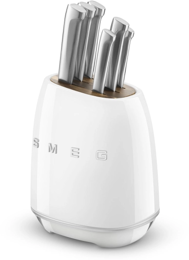 Комплект ножей 6 штук белый SMEG KBSF02WH №7